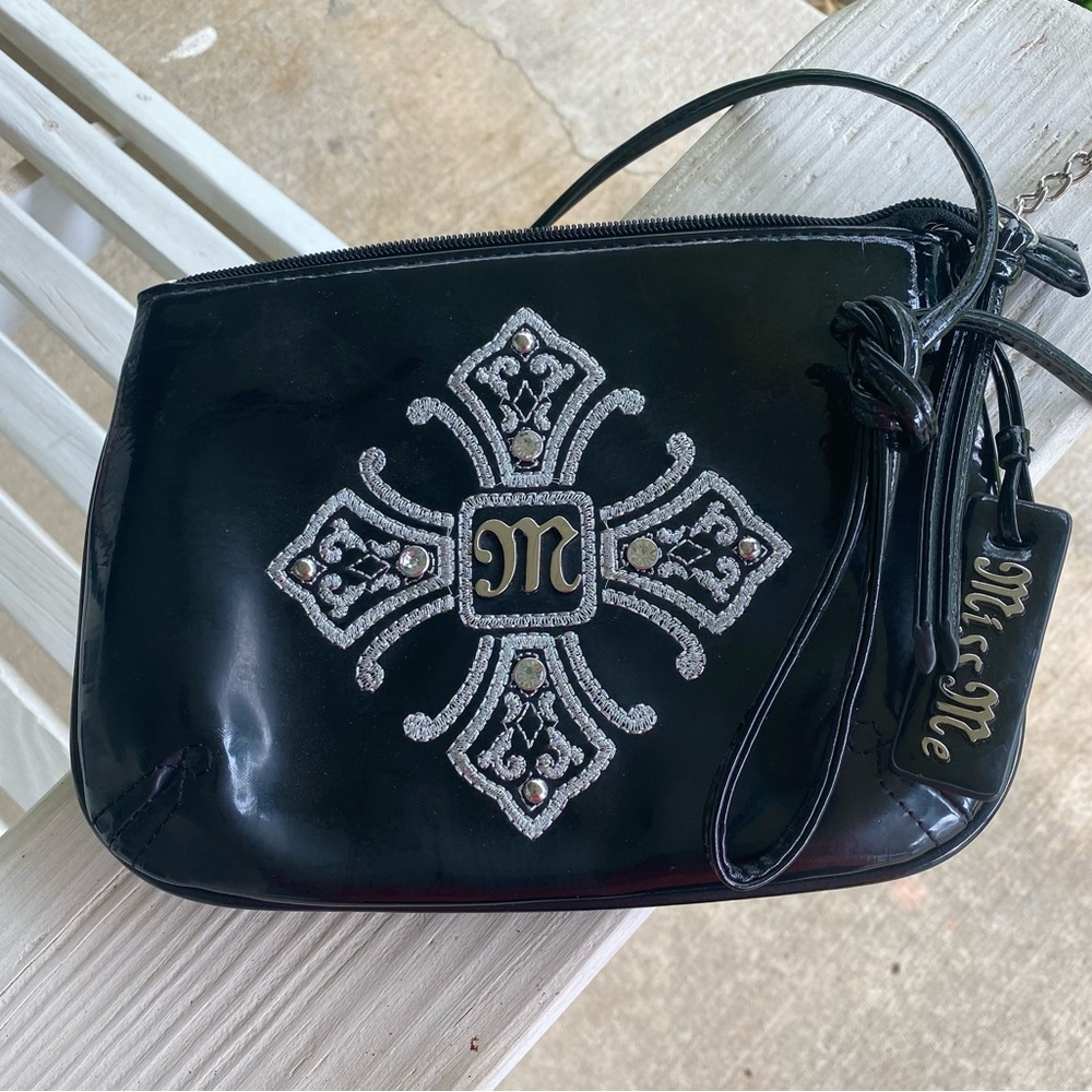 Miss Me Black Crossbody Bag